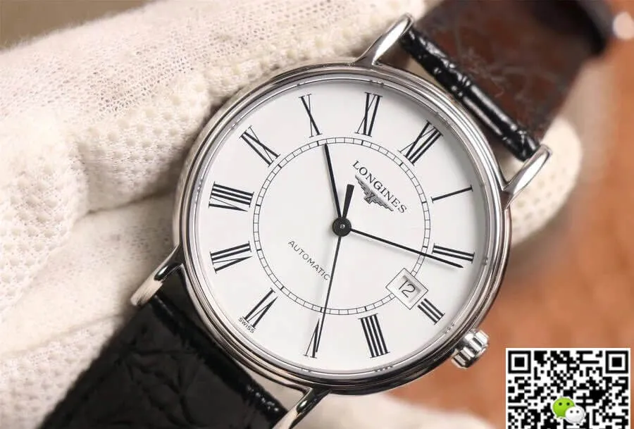 Longines Presence L4.921.4.11.2 KY factory 1:1 Best Edition Replica Watch Stainless Steel Bezel